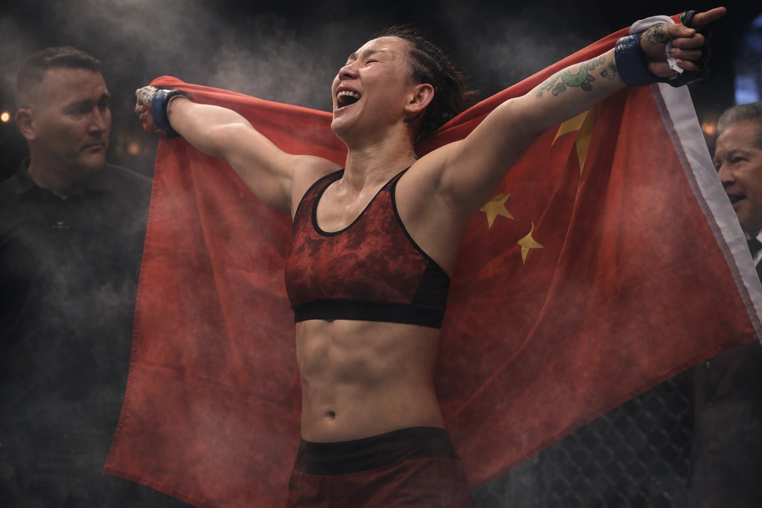 Yan Xiaonan Meets Streaking Denise Gomes in Shanghai Co-Main Event