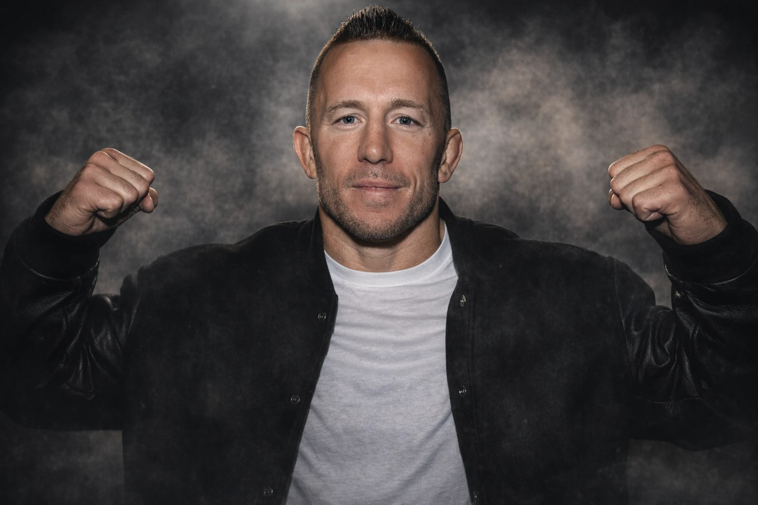 Georges St-Pierre Kicks Off New Podcast With Demetrious Johnson