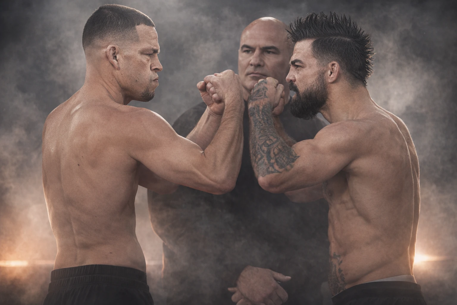 Nate Diaz, Mike Perry Face Off Ahead of Five-Round Netflix Co-Main Event