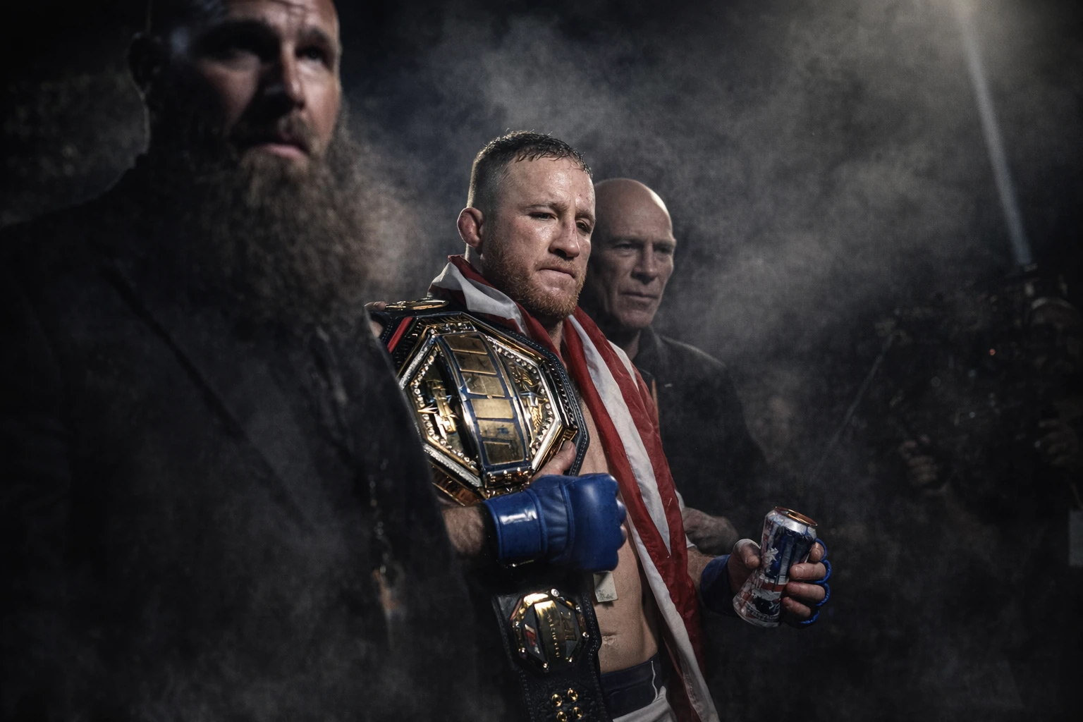 Justin Gaethje Stops Ilia Topuria by Doctor Stoppage to Claim Title