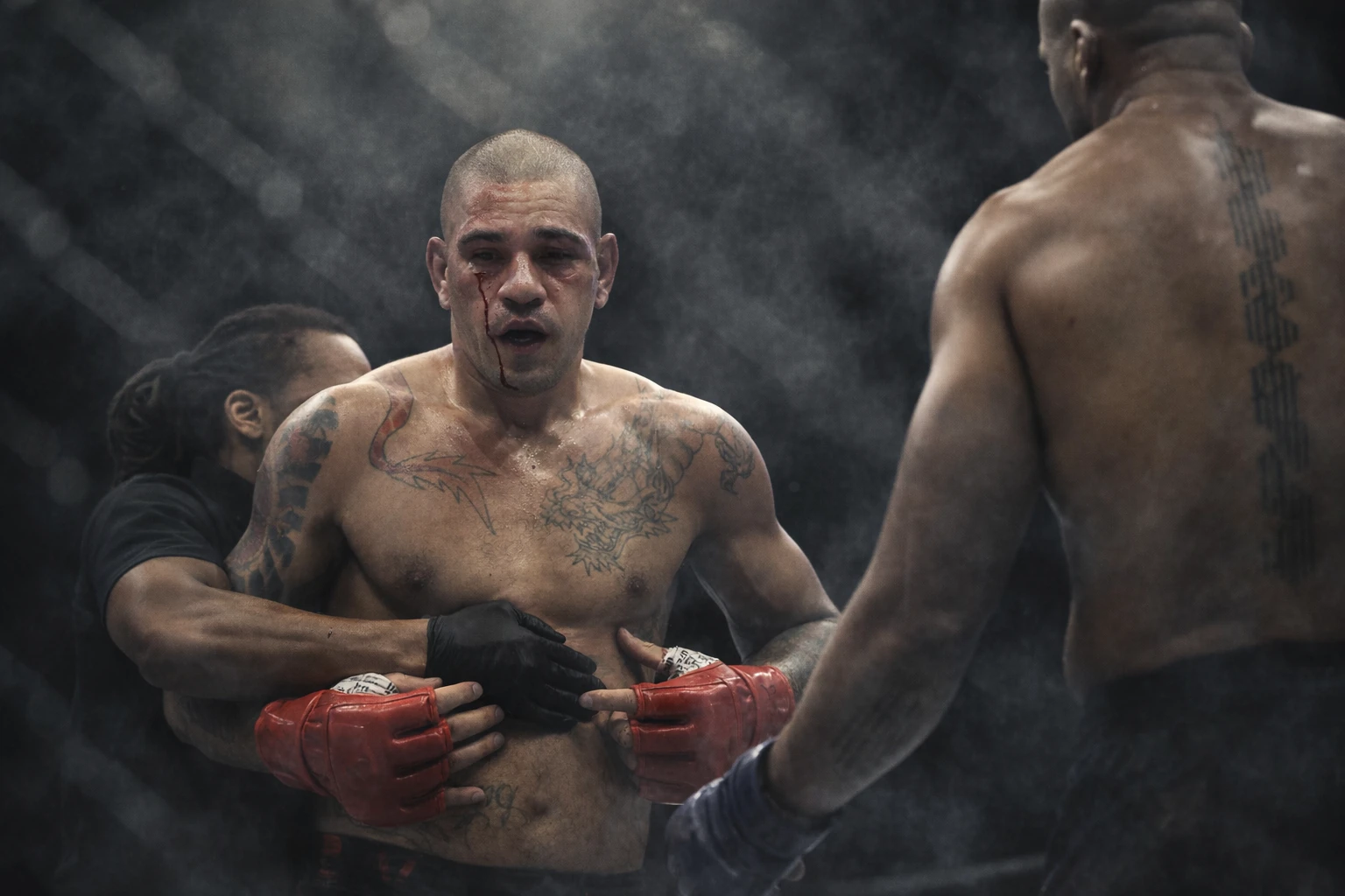 Alex Pereira Alleges Illegal Blows, Blasts Ref After Gane TKO Loss