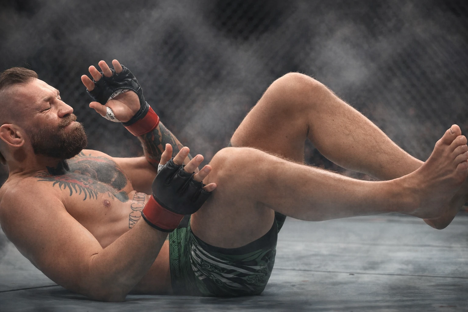 Conor McGregor Suffers Apparent Knee Injury in 69-Second UFC 329 Loss