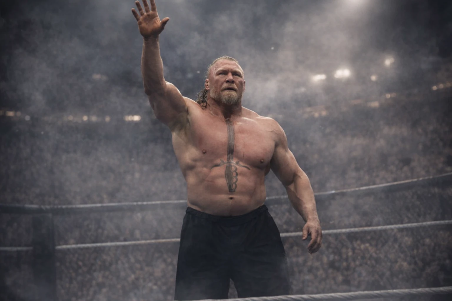 Brock Lesnar Leaves Gloves and Boots in Ring, Signals Retirement