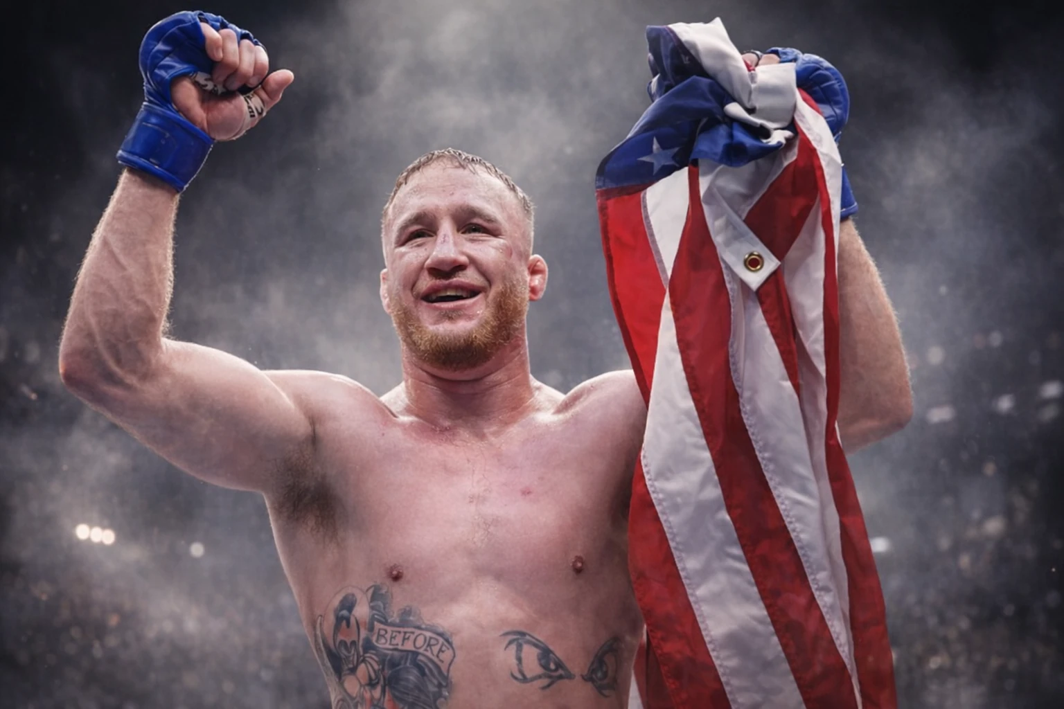 New Lightweight Champ Justin Gaethje Eyes Tsarukyan, McGregor-Holloway Winner