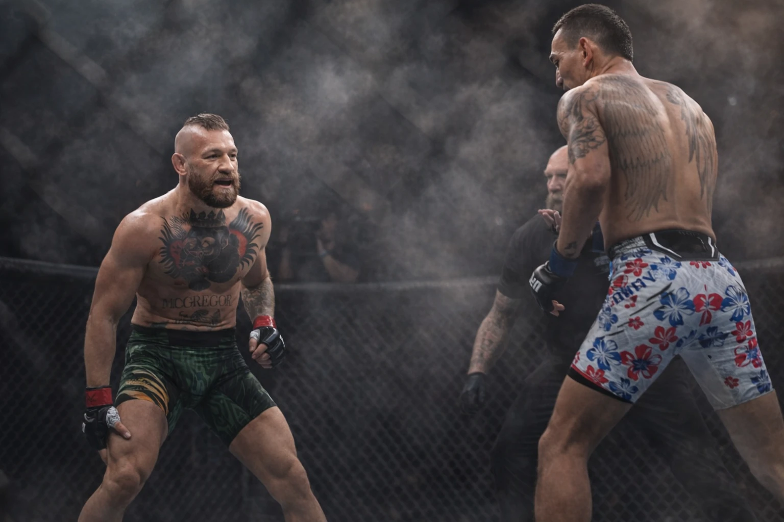 Max Holloway Stops Conor McGregor by Injury TKO at UFC 329