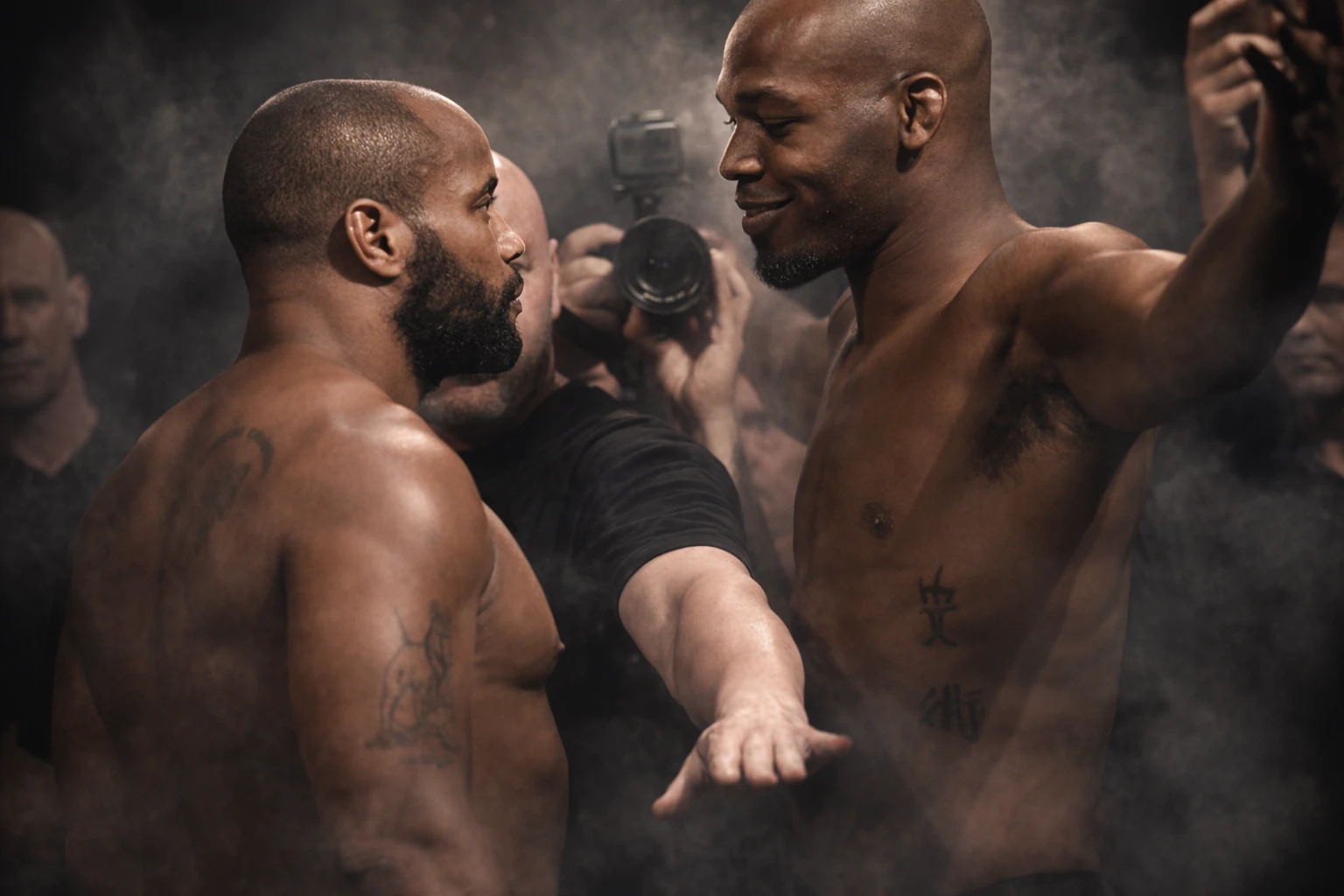 Jon Jones vs. Daniel Cormier Wrestling Supermatch Talks Heat Up