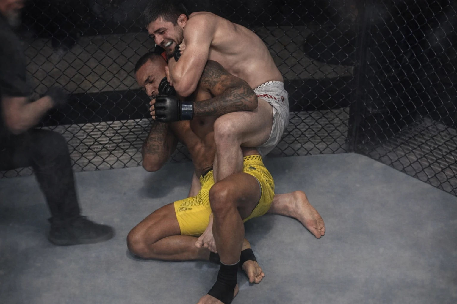 Abdul Rakhman Yakhyaev Chokes Out Brendson Ribeiro at UFC Vegas