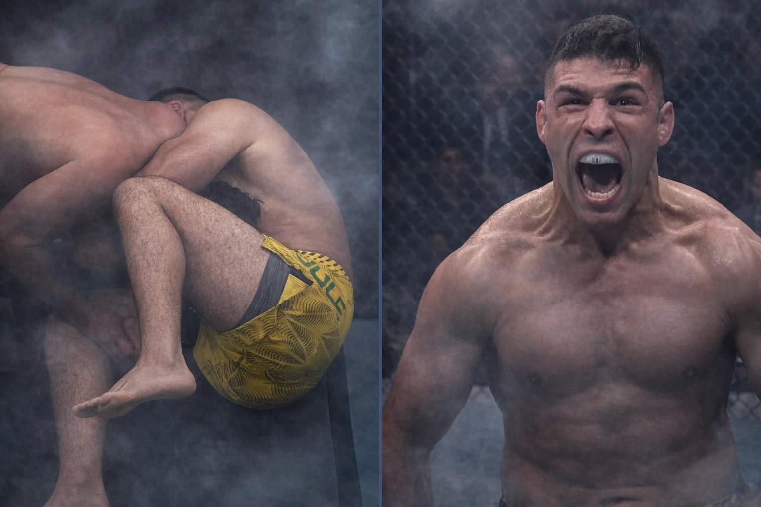 Vicente Luque Taps Kelvin Gastelum With First-Round D’Arce at UFC 327