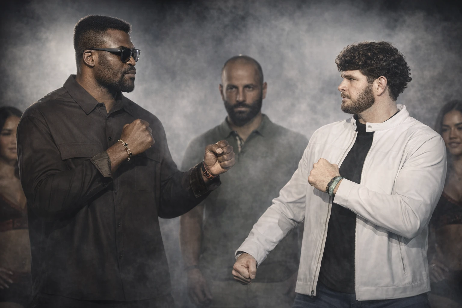 Francis Ngannou, Philipe Lins Face Off Ahead of May 16 Co-Main Event