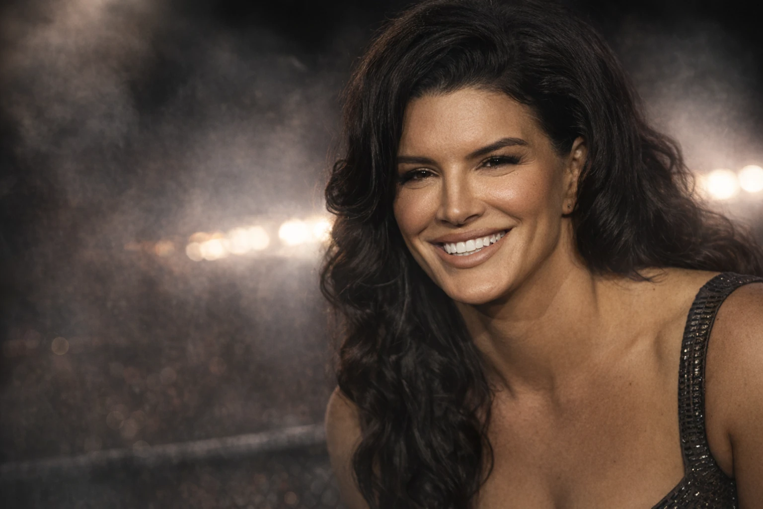 Gina Carano Reveals Story Behind Her Viral 2009 Lip-Bite Meme