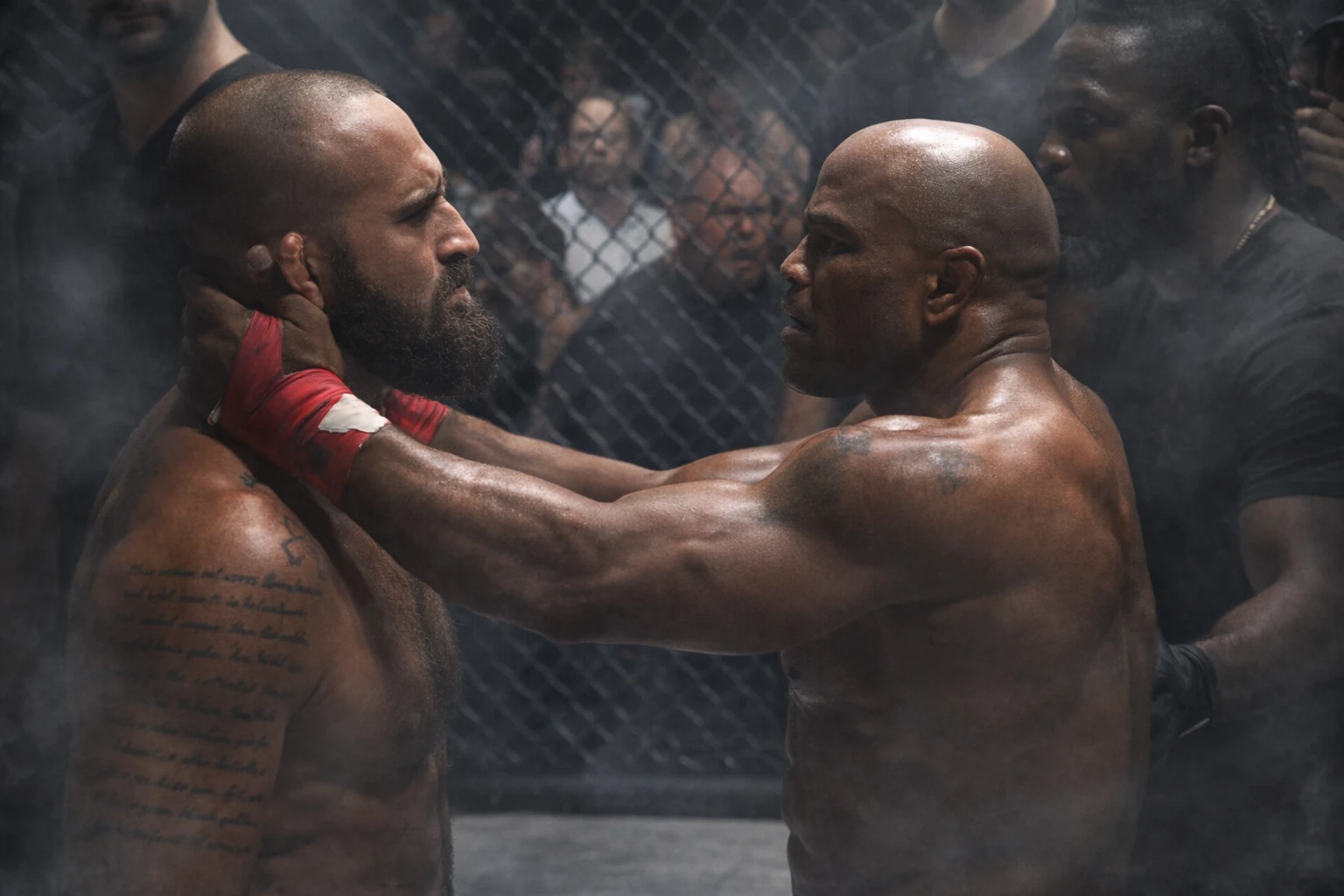 Yoel Romero Stops Alex Nicholson by Jaw-Breaking Strikes in Bareknuckle MMA