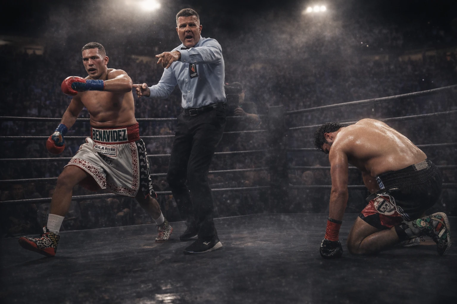 David Benavidez KOs Gilberto Ramirez, Becomes Three-Division World Champion