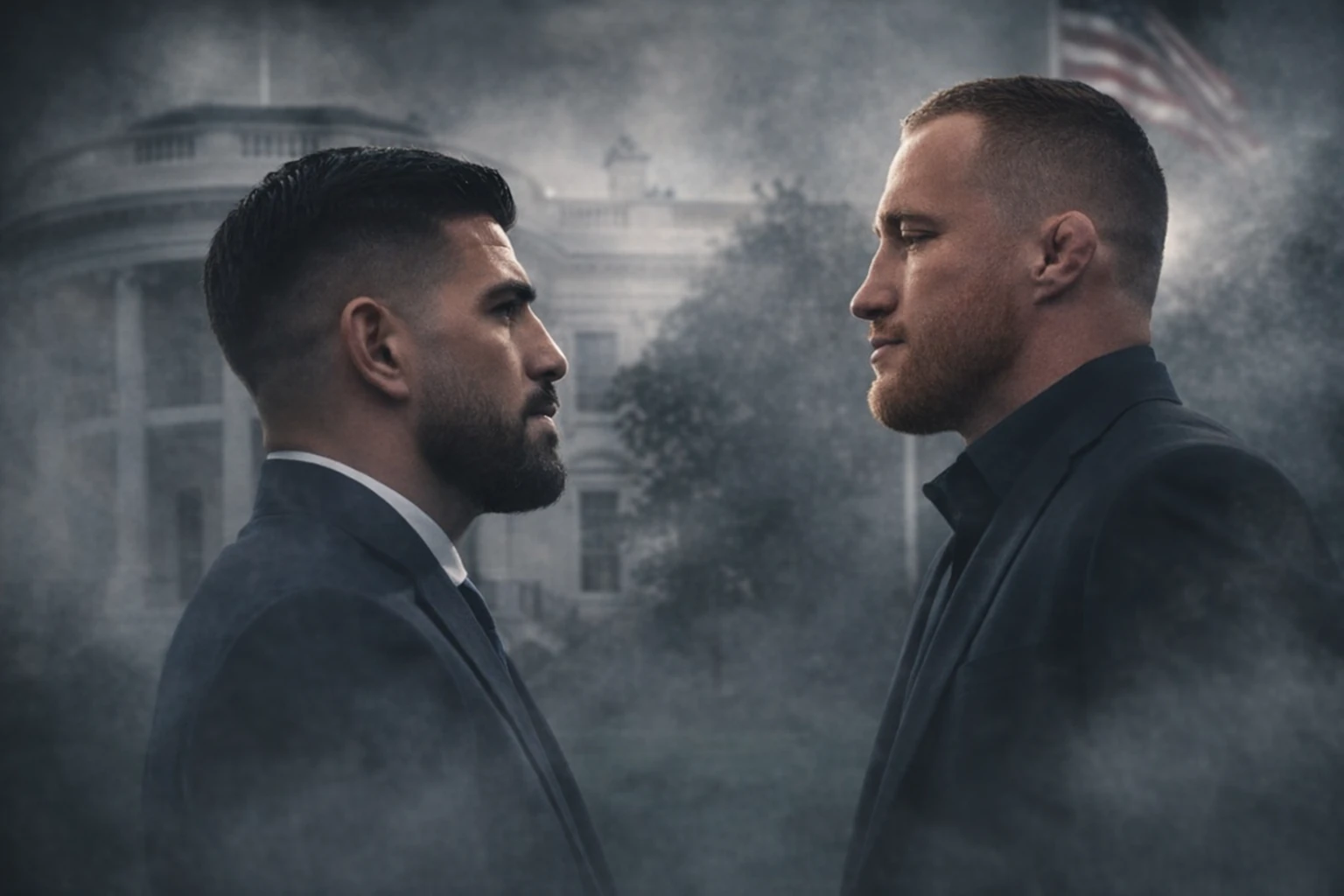 Topuria, Gaethje Face Off at White House Ahead of UFC Freedom 250
