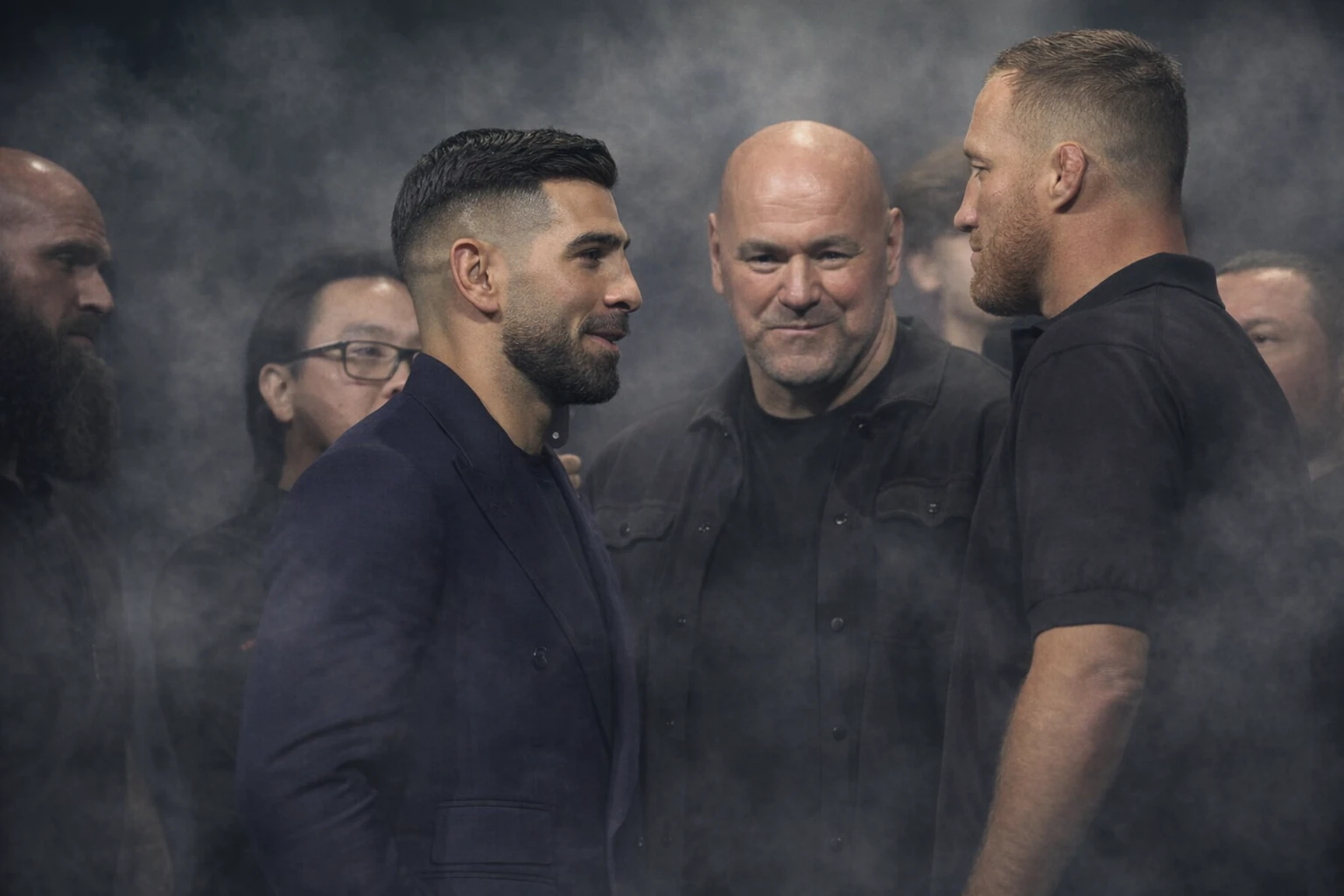 Ilia Topuria, Justin Gaethje Face Off Again Ahead of UFC Freedom 250