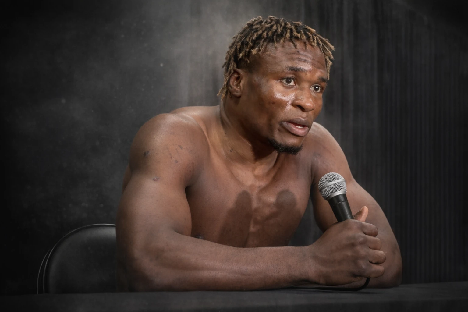 Ateba Gautier Calls Out Israel Adesanya After UFC 328 Knockout Win