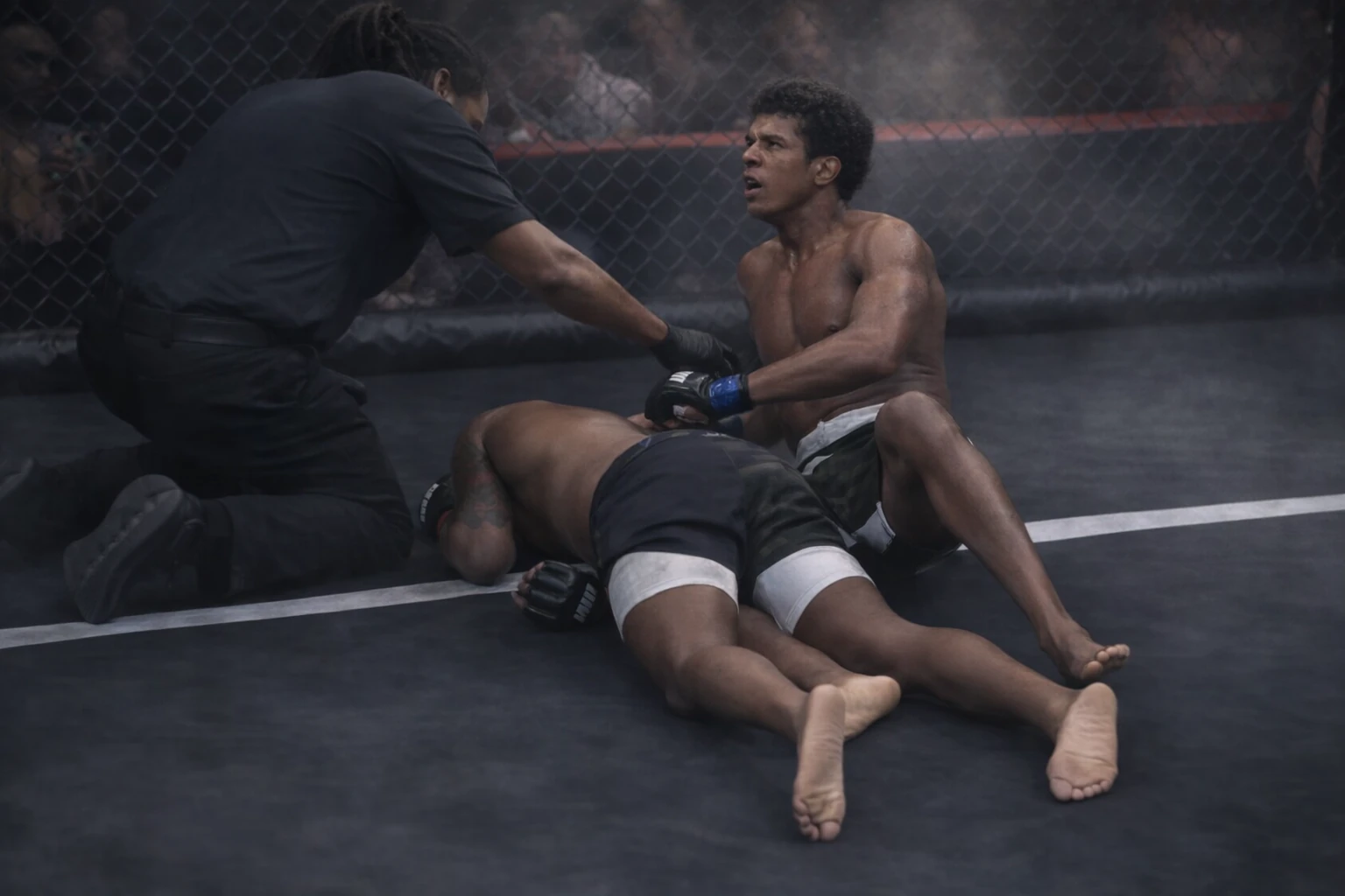 Adriano Moraes Chokes Out Phumi Nkuta at Final Bell in Inglewood
