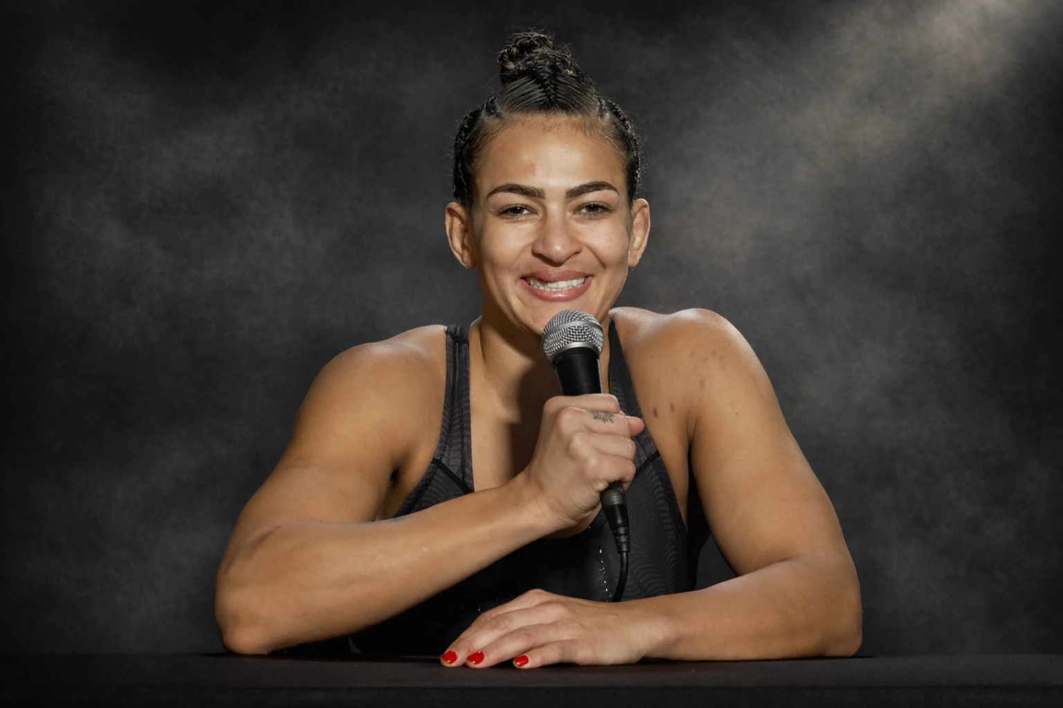 Bia Mesquita Calls Out Ailin Perez After Armbar Win at UFC FN 279