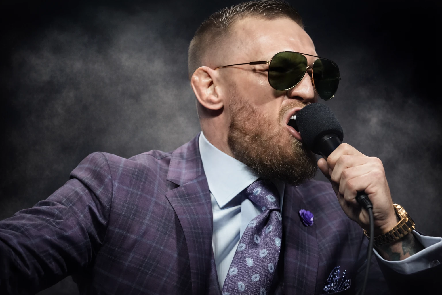 Conor McGregor and Max Holloway Share Stage Before UFC 329 Rematch