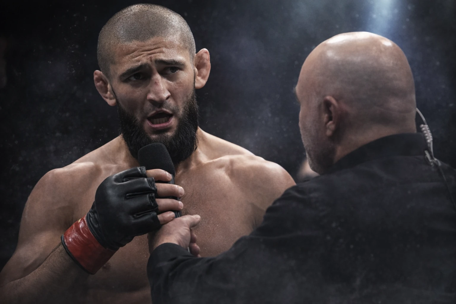 Khamzat Chimaev Shrugs Off Sean Strickland’s Gun Talk Before UFC 328