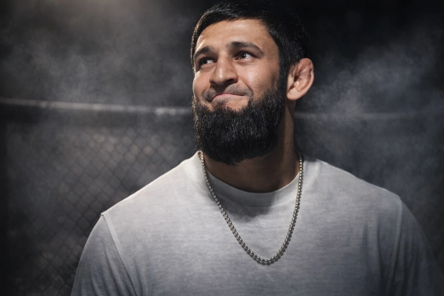 Khamzat Chimaev’s Coach Dismisses Sean Strickland Gun Talk Before UFC 328