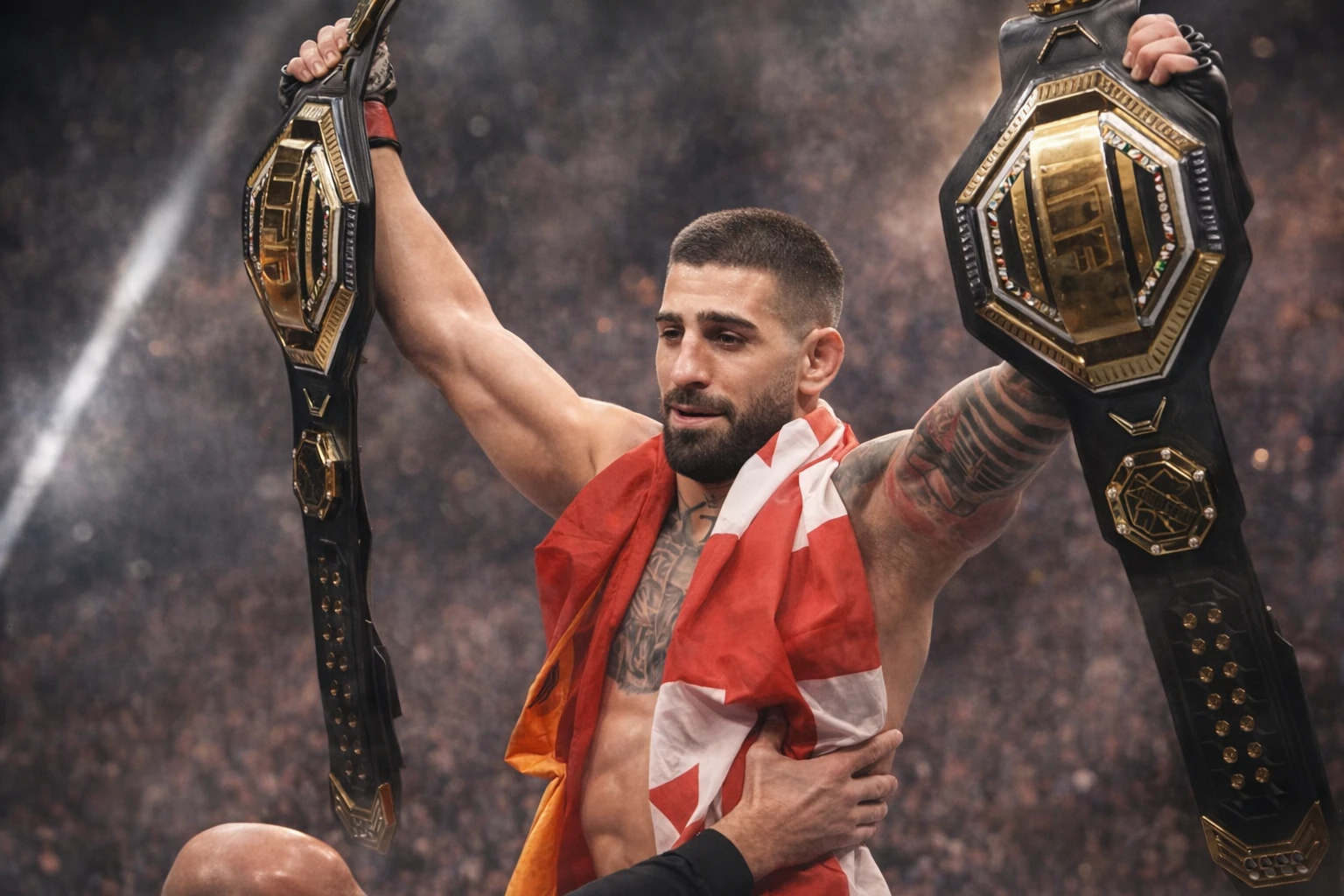 Ilia Topuria Eyes Third UFC Title After Gaethje Showdown at White House