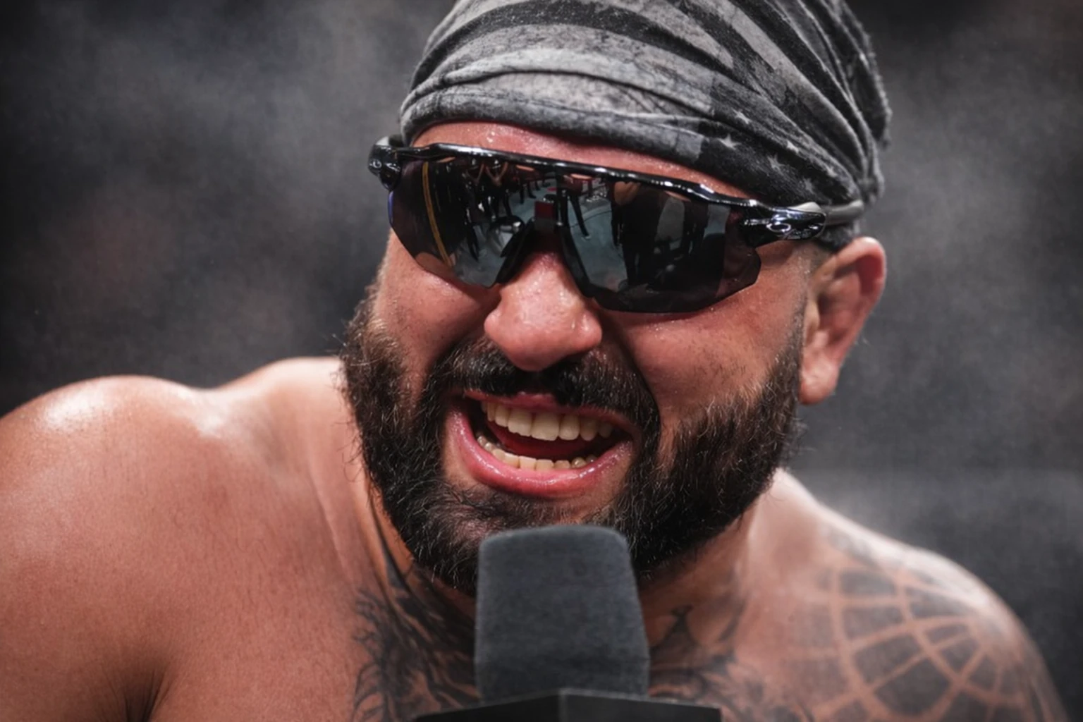 Josh Hokit and Jiri Prochazka Hit UFC 327 Media Day in Miami