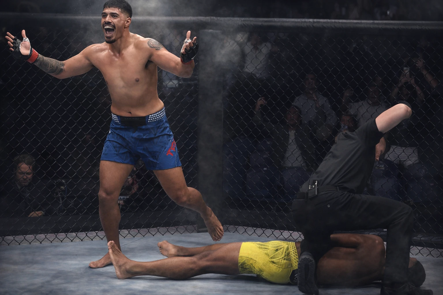 Tafa Stops Kevin Christian With Vicious First-Round Elbows at UFC Perth