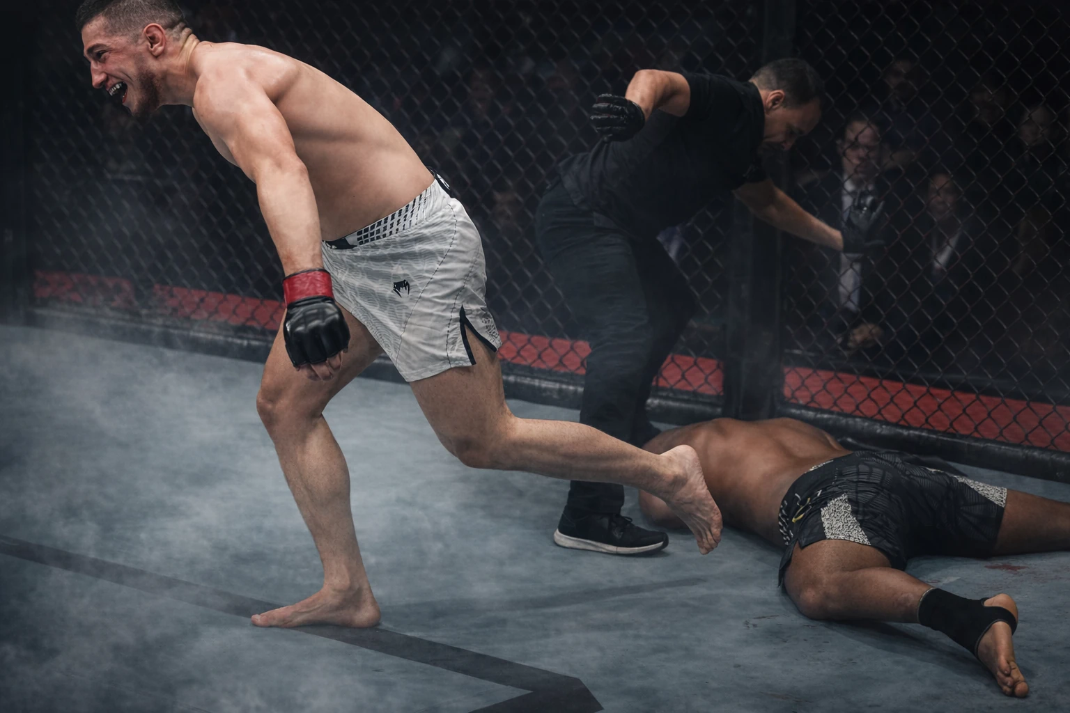 Baisangur Susurkaev Stays Unbeaten, Chokes Out Djorden Santos at UFC 328