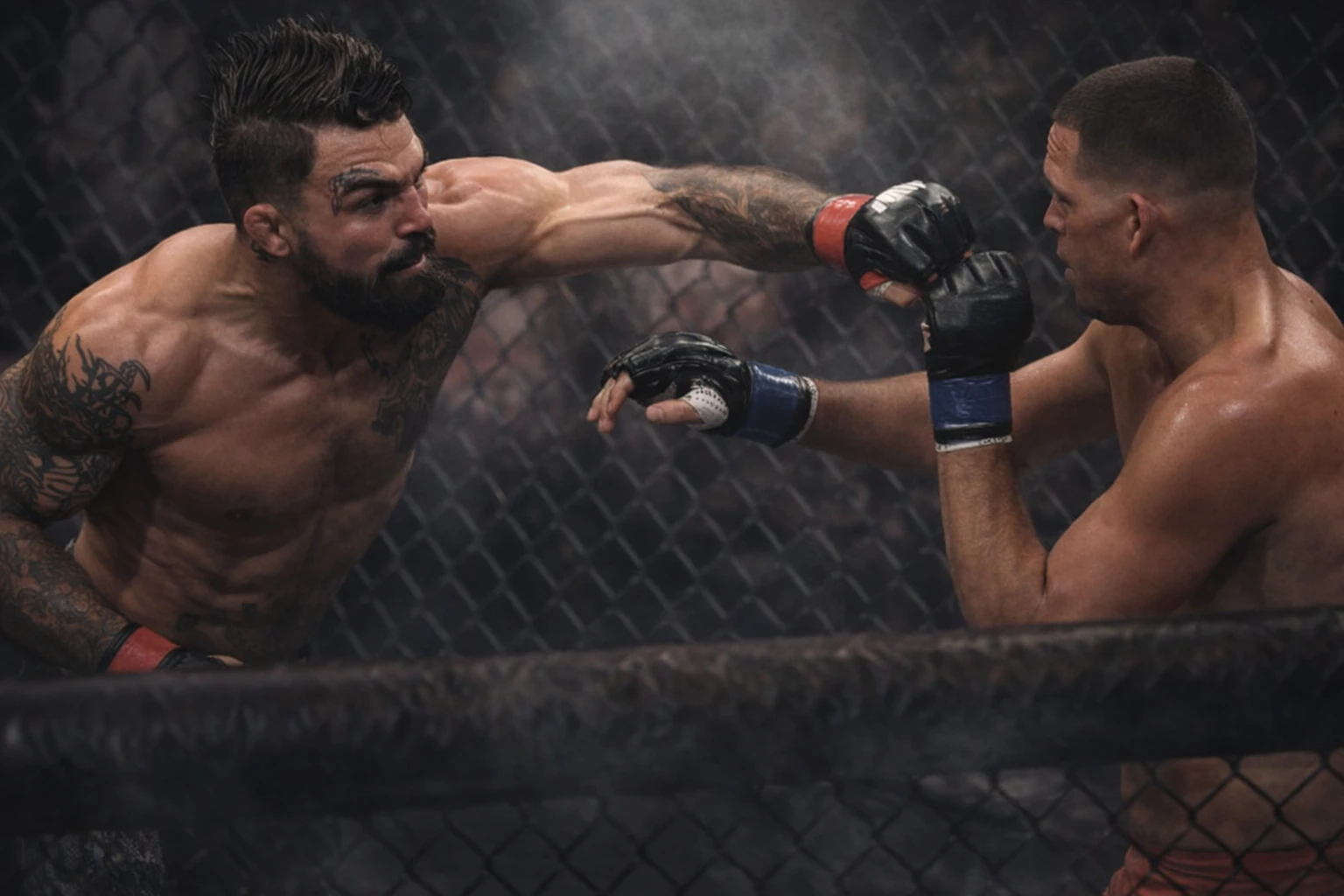 Mike Perry Returns From Five-Year Layoff, Stops Nate Diaz at MVP MMA 1