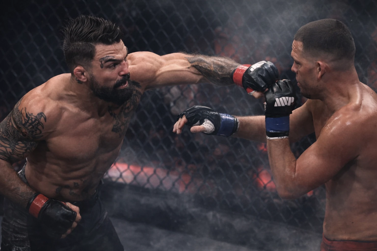 Mike Perry Stops Nate Diaz by Doctor TKO at Intuit Dome