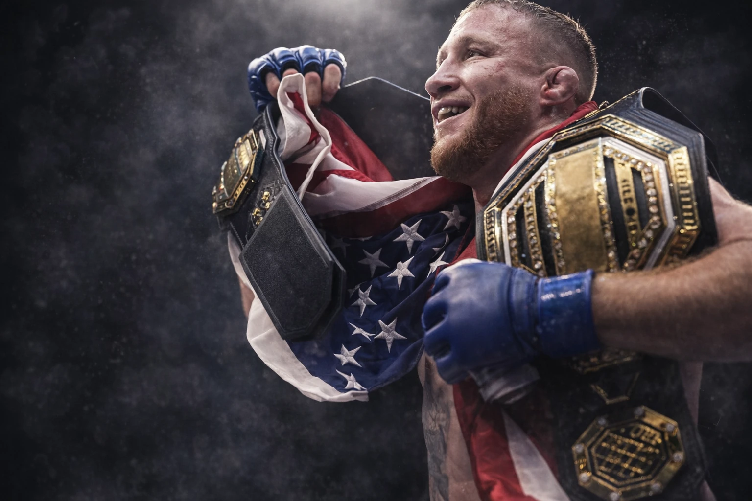 Justin Gaethje Stops Ilia Topuria, Claims Lightweight Gold at UFC Freedom 250