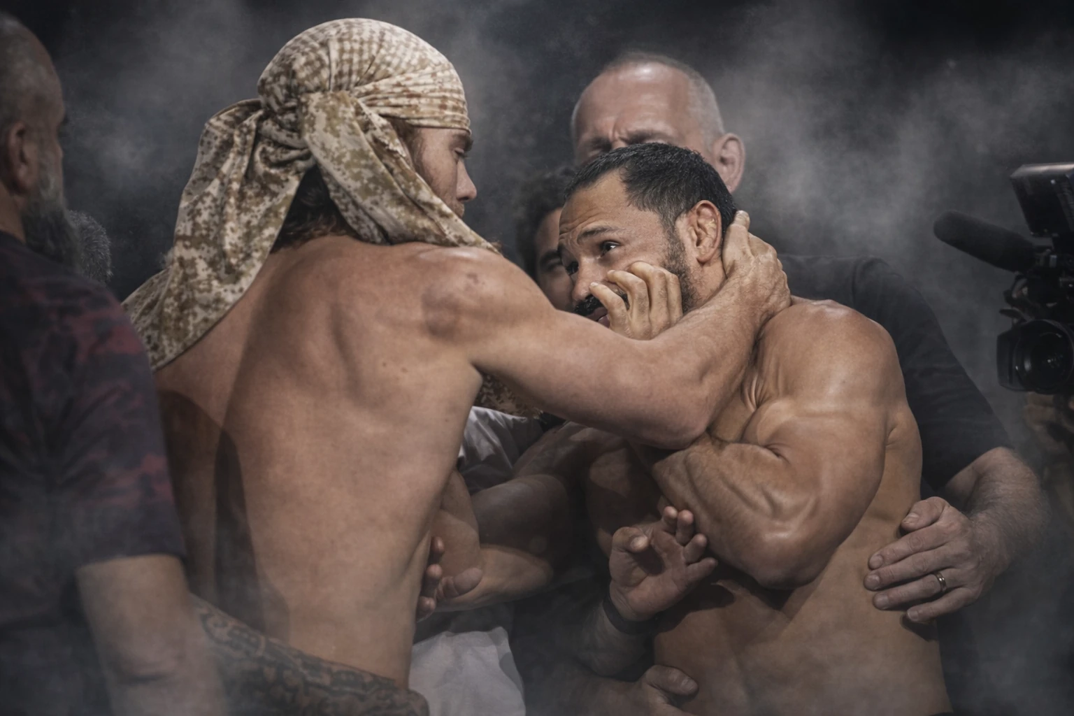 Shara Bullet Grabs Neck, Michel Pereira Shoves Back at UFC Baku Weigh-Ins