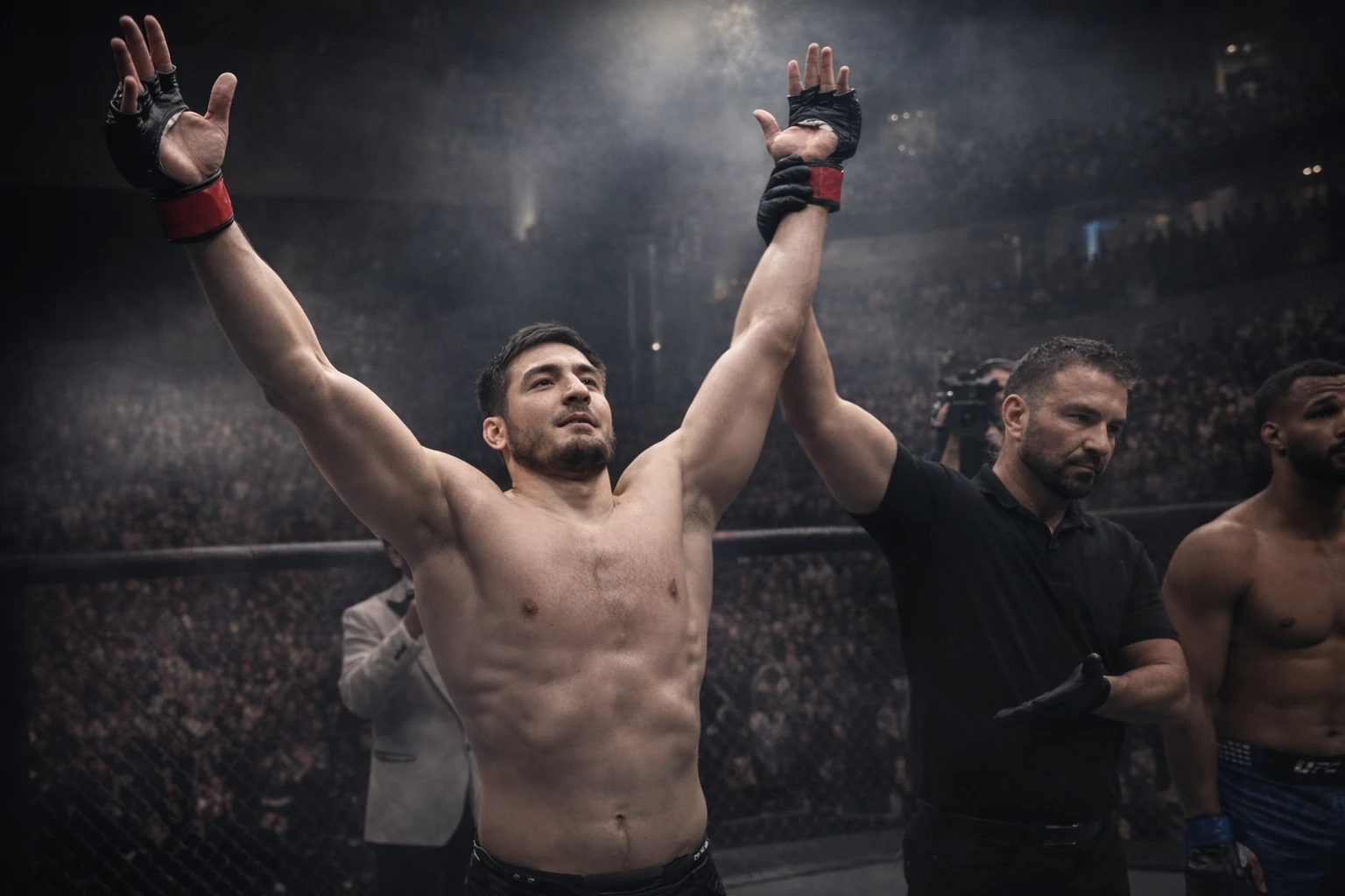 Abdul Rakhman Yakhyaev Scores Eight-Second KO, Ties UFC LHW Mark