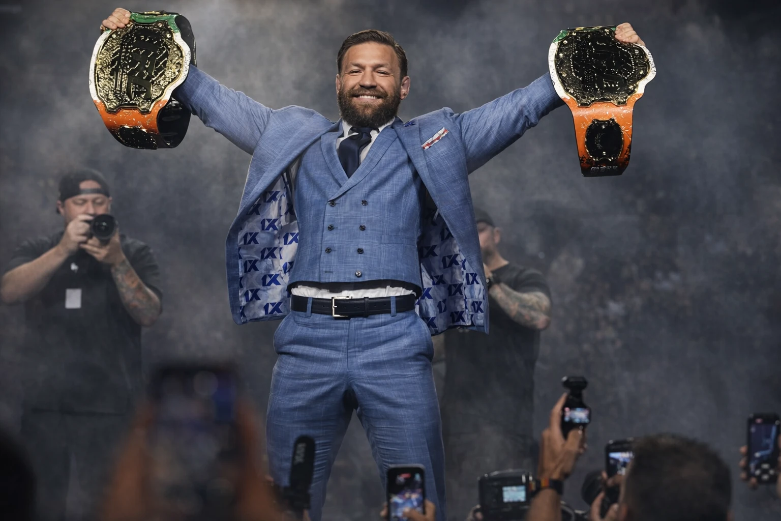 Conor McGregor Belts Out Oasis at UFC 329 Press Conference