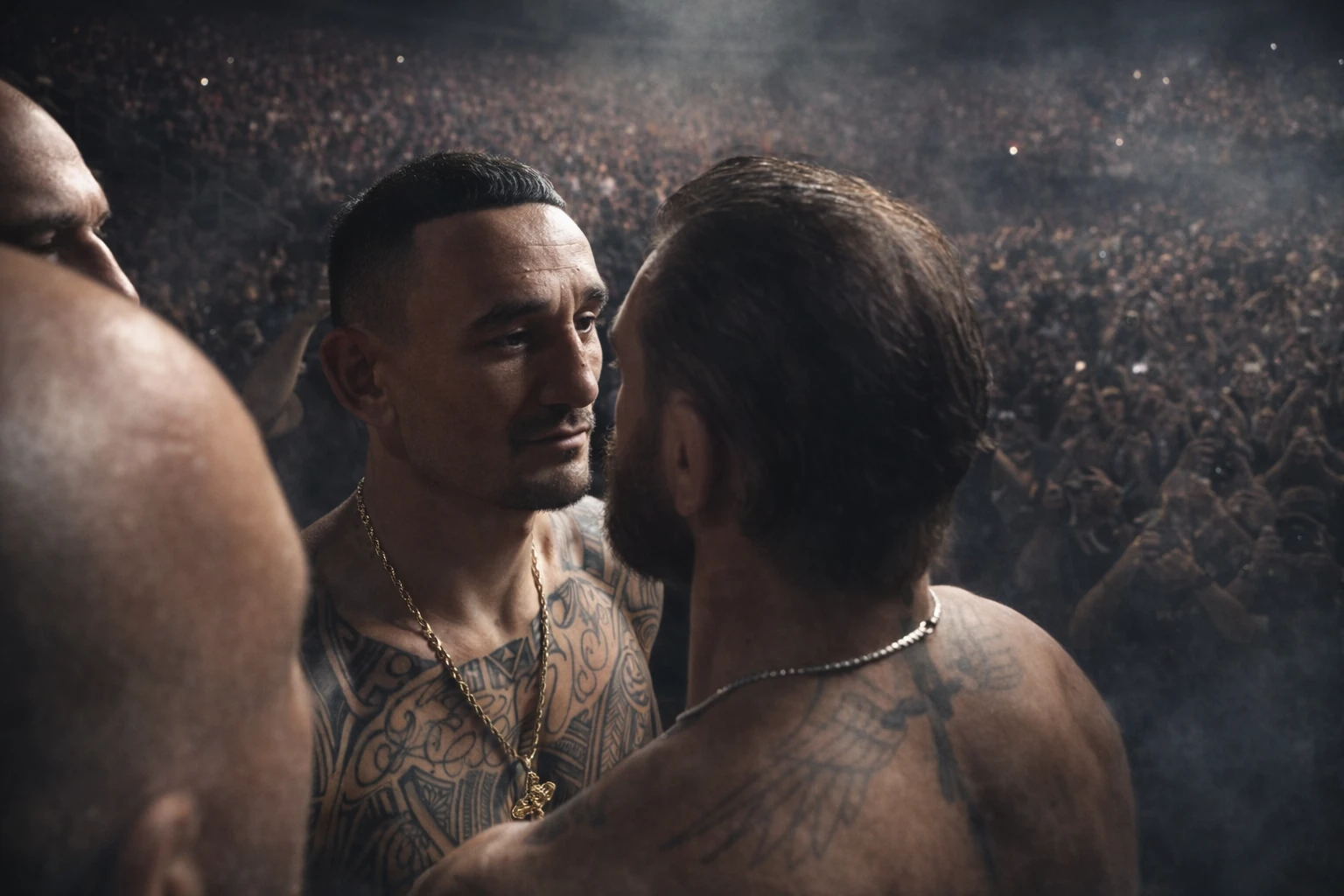 McGregor and Holloway Have Intense Final Faceoff Before UFC 329 Rematch