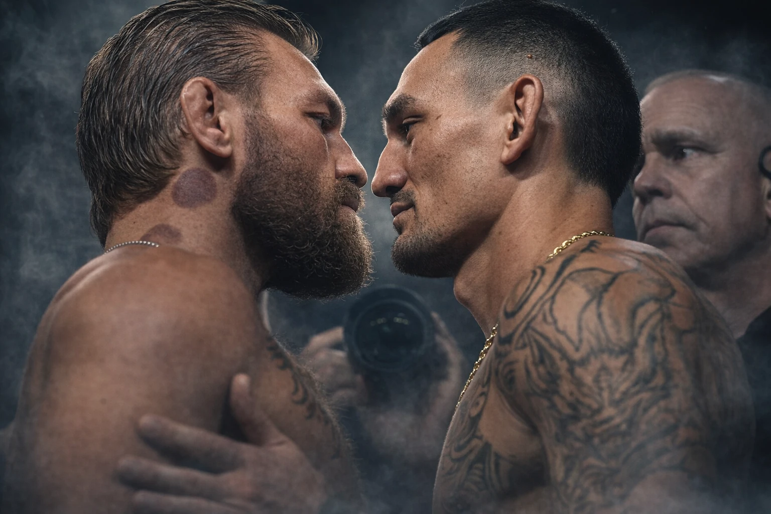 Conor McGregor and Max Holloway Face Off at UFC 329 Weigh-Ins