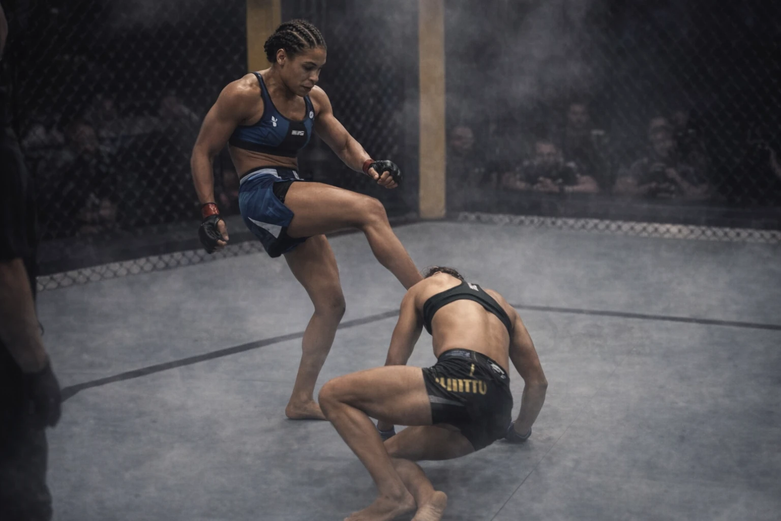 Illegal Soccer Kick Overshadows Dione Barbosa’s Majority Win at UFC Vegas 115